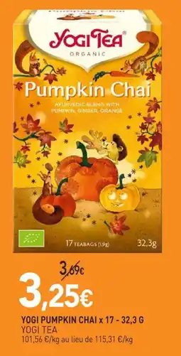 naturéO YOGI TEA PUMPKIN CHAI offre