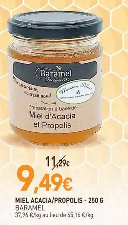 naturéO Baramel Miel Acacia/Propolis offre