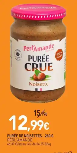 naturéO Perl'Amande Purée Crue Noisette offre