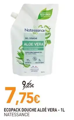 naturéO NATESSANCE GEL DOUCHE ALOÉ VERA offre