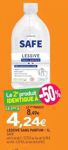 naturéO SAFE Lessive Sans parfum offre