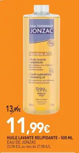 naturéO EAU THERMALE JONZAC Huile lavante relipidante offre