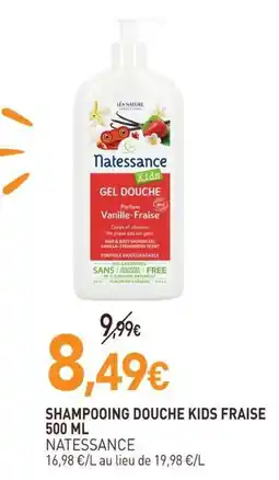 naturéO NATESSANCE SHAMPOOING DOUCHE KIDS FRAISE offre