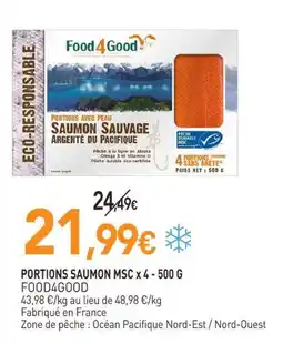 naturéO Food4Good Saumon Sauvage offre