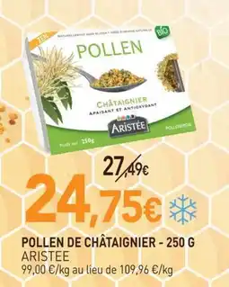 naturéO Aristee pollen de châtaignier offre