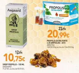 naturéO AAGAARD SIROP PROPOLIS offre