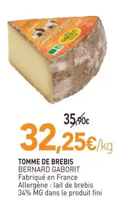 naturéO BERNARD GABORIT TOMME DE BREBIS offre