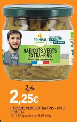 naturéO Primeal haricots verts extra-fins offre