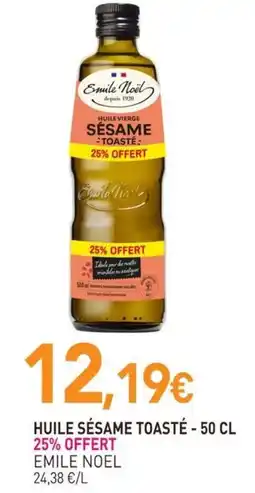 naturéO EMILE NOEL HUILE SÉSAME TOASTÉ offre