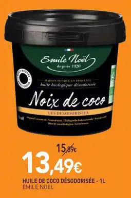 naturéO EMILE NOEL Huile de coco désodorisée offre