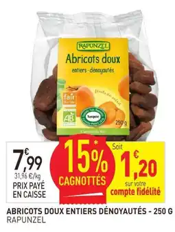 naturéO RAPUNZEL Abricots doux offre
