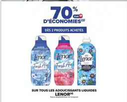 Carrefour Market Lenor sur tous les adoucissants liquides offre
