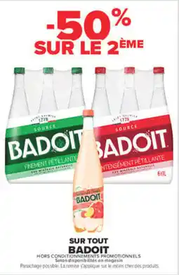 Carrefour Market Badoit offre