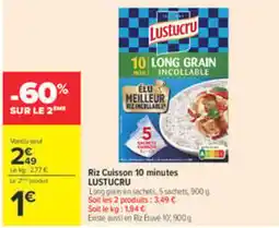 Carrefour Market LUSTUCRU Riz Cuisson 10 minutes offre