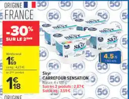Carrefour Market Skyr CARREFOUR SENSATION offre
