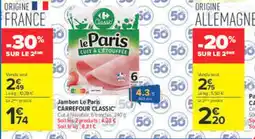 Carrefour Market Le Paris Jambon offre