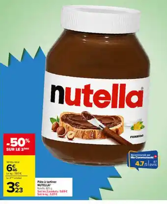 Nutella Pâte à tartiner