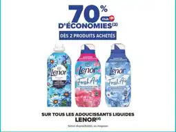 Carrefour Market Lenor adoucissant liquide offre