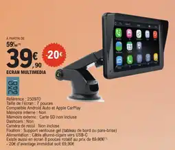 E.Leclerc L'Auto GoKana Ecran multimedia offre