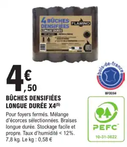 E.Leclerc Brico FLAMINO BÛCHES DENSIFIÉES offre