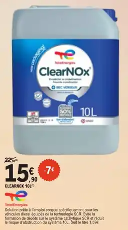 E.Leclerc L'Auto TotalEnergies ClearNOx offre
