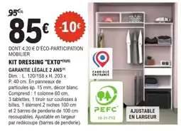 E.Leclerc Brico KIT DRESSING "EXTTO" offre