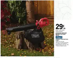 E.Leclerc Brico scheppach Aspirateur souffleur broyeur électrique offre