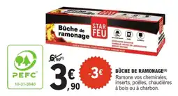 E.Leclerc Brico STAR FEU Bûche de ramonage offre