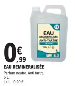 E.Leclerc Brico Eau déminéralisée offre