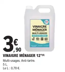 E.Leclerc Brico VINAIGRE MÉNAGER offre
