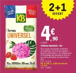E.Leclerc Brico KB Terreau Universel offre