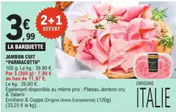E.Leclerc PARMACOTTO Jambon cuit offre