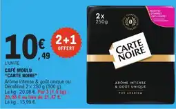 E.Leclerc CARTE NOIRE CAFÉ MOULU offre