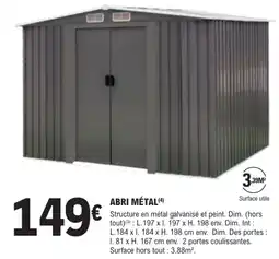 E.Leclerc Brico ABRI MÉTAL offre