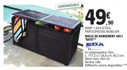 E.Leclerc Brico EDA MALLE DE RANGEMENT offre