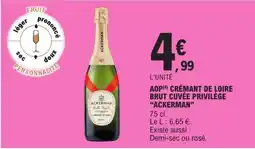 E.Leclerc ACKERMAN Crémant de Loire offre