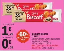 E.Leclerc Lotus Biscoff offre