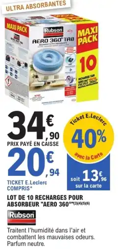 E.Leclerc Brico Rubson AERO 360° TAB offre
