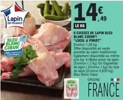 E.Leclerc Lapin DE FRANCE offre