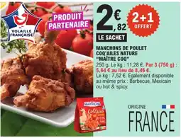 E.Leclerc Maître Coq Manchons de poulet offre