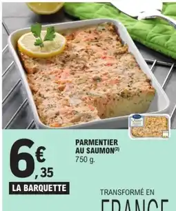 E.Leclerc LA BARQUETTE PARMENTIER AU SAUMON offre