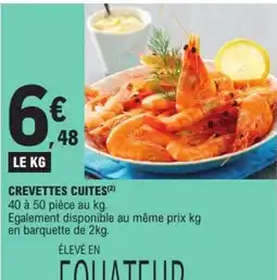E.Leclerc CREVETTES CUITES offre