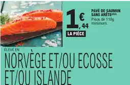 E.Leclerc Pavé de saumon sans arête offre