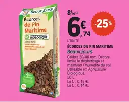E.Leclerc Beaux jours Écorces de Pin Maritime offre
