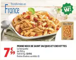 Auchan Supermarché PENNE NOIX DE SAINT JACQUES ET CREVETTES offre
