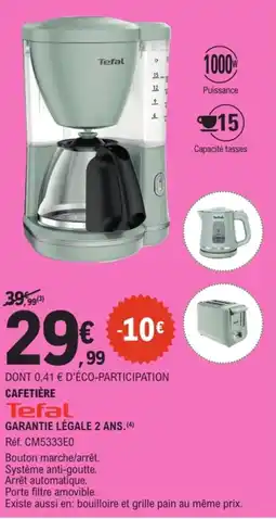 E.Leclerc Tefal Cafetière offre