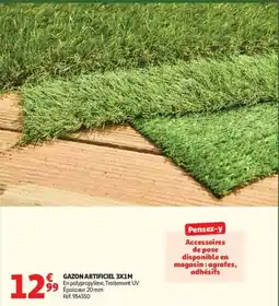 Auchan GAZON ARTIFICIEL 3X1M offre