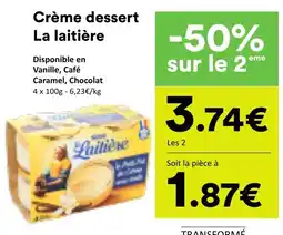 Hmarket La laitière Crème dessert offre