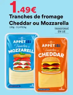 Hmarket APPETiSi Tranches de fromage offre