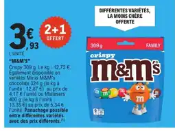 E.Leclerc M&M'S Crispy offre